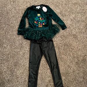 NWT girls Christmas outfit